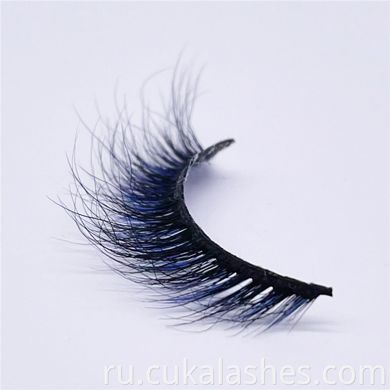 Cat Eye Mink Lashes With Color